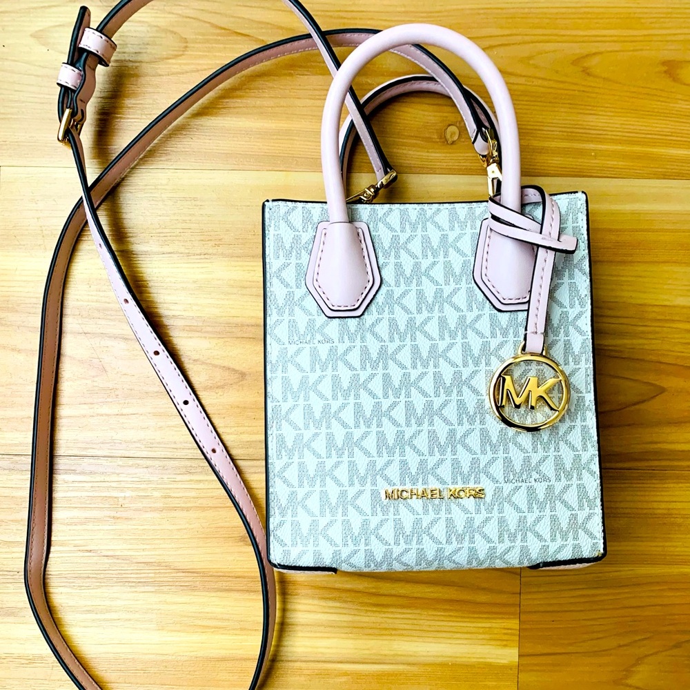 Michael Kors Pink and Gray Women's Bag